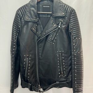Reason Black Scorcher Moto Jacket